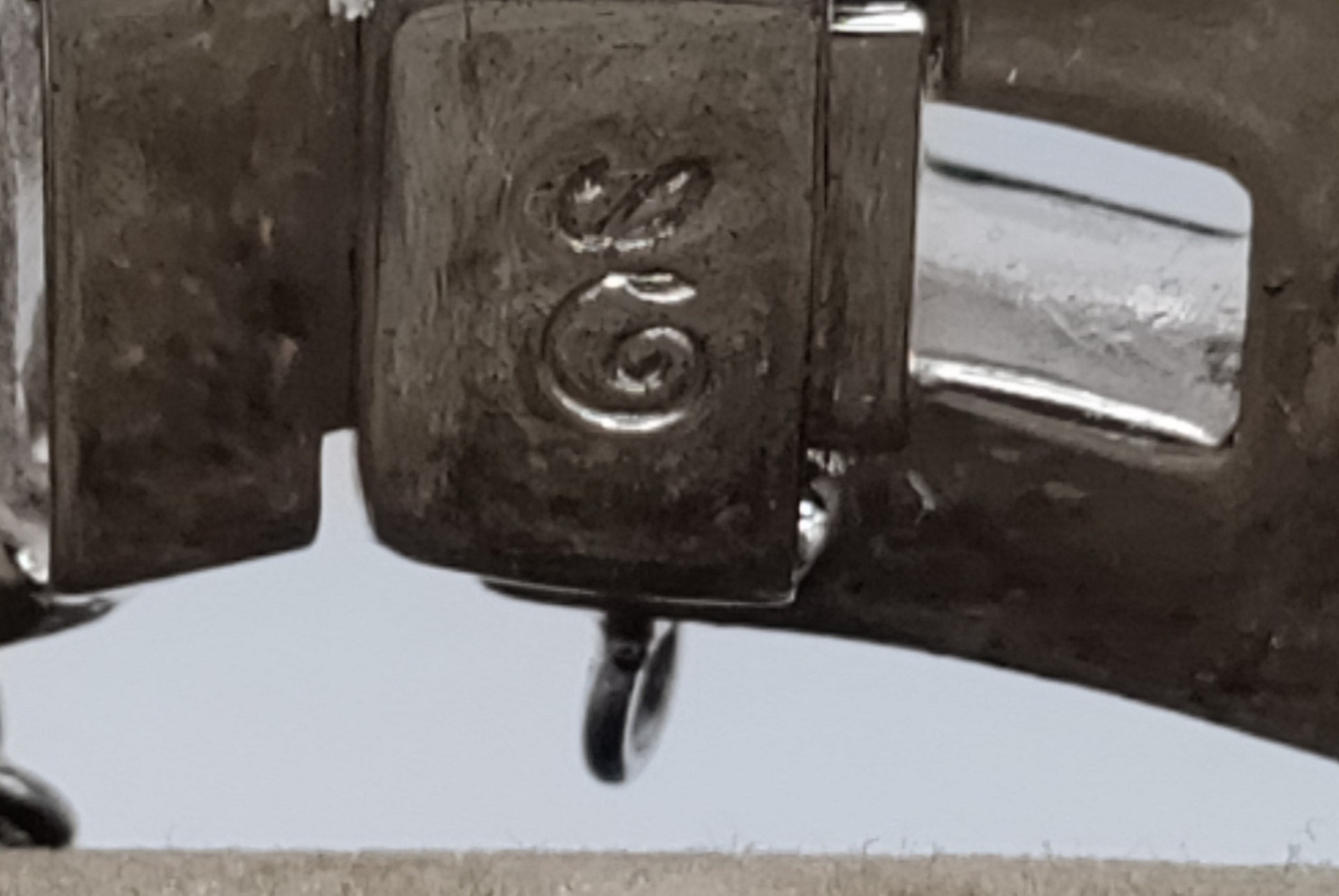 Eisenberg Script "E" Weighty Rhinestone Bracelet … - image 13