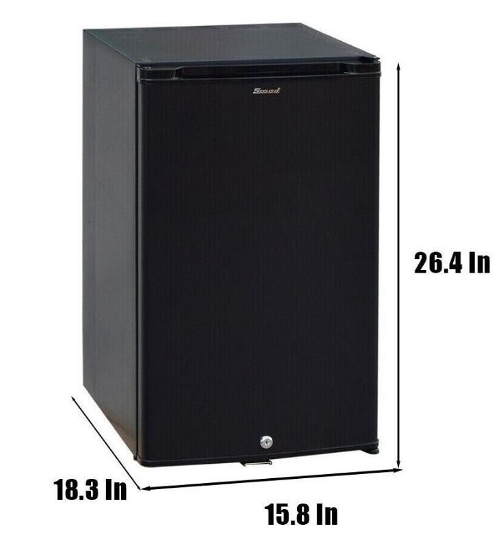 Mini RV Refrigerator 12V Semi Truck Fridge AC DC Compact Silent Cooler ...