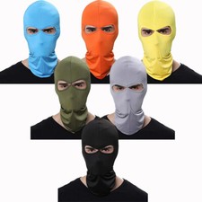 2-Hole Full Face Cover Ski Mask Windproof Balaclava Face Mask for Outdoor Sports
