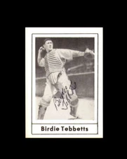 Birdie Tebbetts Signed 1978 Grand Slam Detroit Tigers Autograph