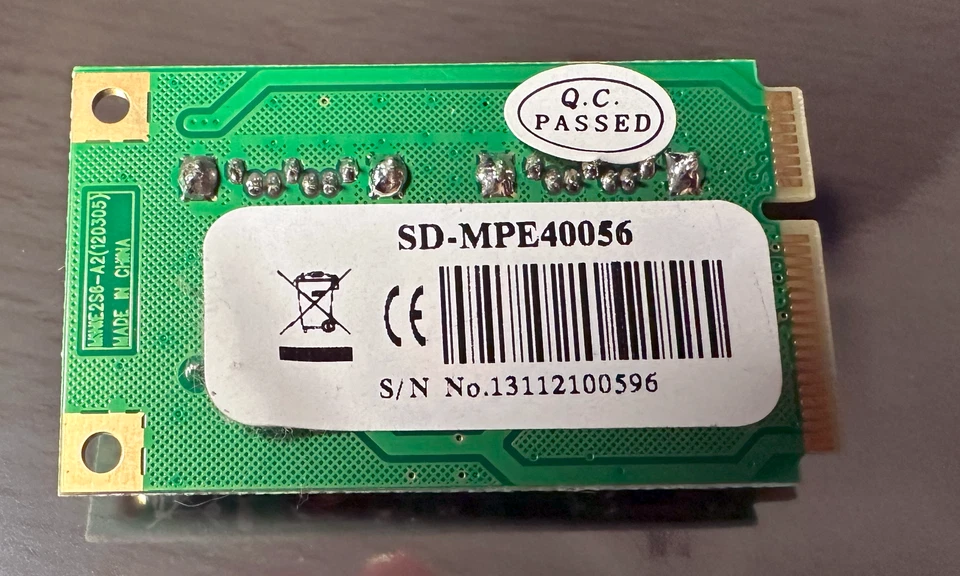 Syba 2 Port SATA III Mini PCI-e 2.0 Card - SD-MPE40056 - Image 2 of 2