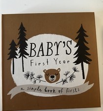 Babies Little Camper First Year Memory Books Journal Photos Albums Shower Gifts