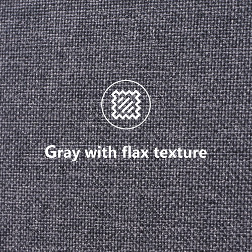 3ft Single Size Bed Frame Fabric Upholstered Bed with Wing Headboard in Grey - Picture 6 of 9