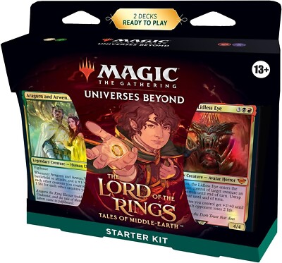 Magic The Gathering The Lord of the Rings Starter Kit for 2 Players 60 Cards