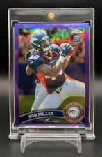 2011 Topps Chrome Purple Refractor #212 Von Miller Rookie Card RC /499 Broncos. rookie card picture