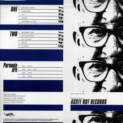 Paranoia - Shattered Glass - Rare Punk/Post-Punk - Ltd. Edition