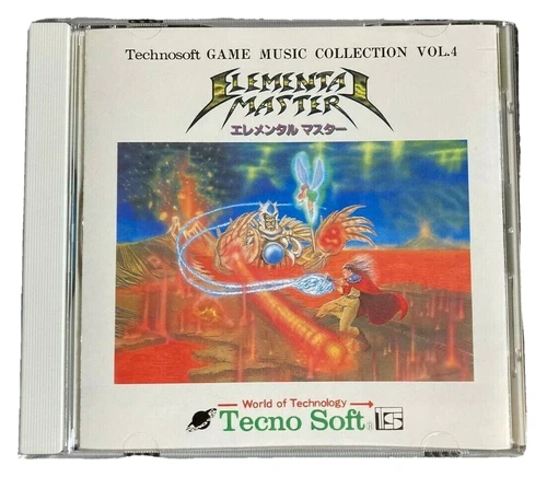 Elemental Master SEGA Mega Drive Genesis Soundtrack CD Techno Soft Made in Japan