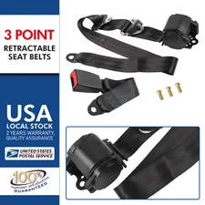 For 82-95 Jeep CJ YJ Wrangler Safety Belt Shoulder 3 Point Seat Belt Retractable