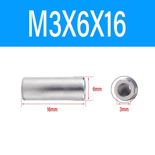 A2 304 Edelstahl Verbindungsmuffe Rund Langmutter Gewindemuffe M3 M4 M5 M6 ~ M20 - Bild 12 von 84