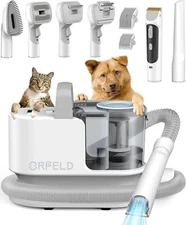 NEW ORFELD Dog Grooming Vacuum &Dog Grooming Kit Pet Hair Vacuum Dog Clipper
