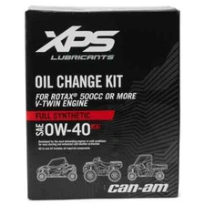 XPS Oil Change Kit Rotax 500cc+ V-Twin 0W-40 Full Synthetic 4T PN - 9779259