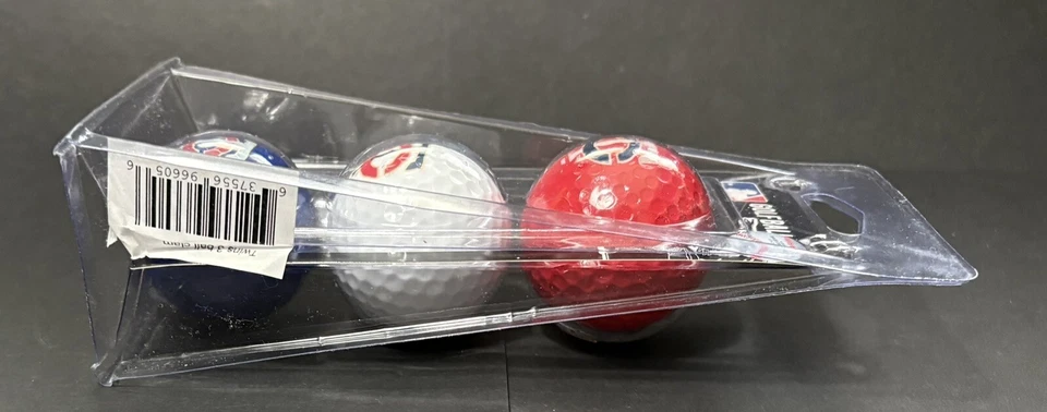 Team Golf MLB Minnesota Twins Regulation Size Golf Balls, 3 Pack, Full Color - Image 3 of 4