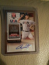 Alex Bregman Auto 2015 Contenders USA Baseball Autograph SP Rookie Astros LSU