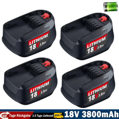 2X für Bosch Li-ion Akku PBA 18 V 3,8Ah XL Power For All Alliance 54Wh NEU OVP