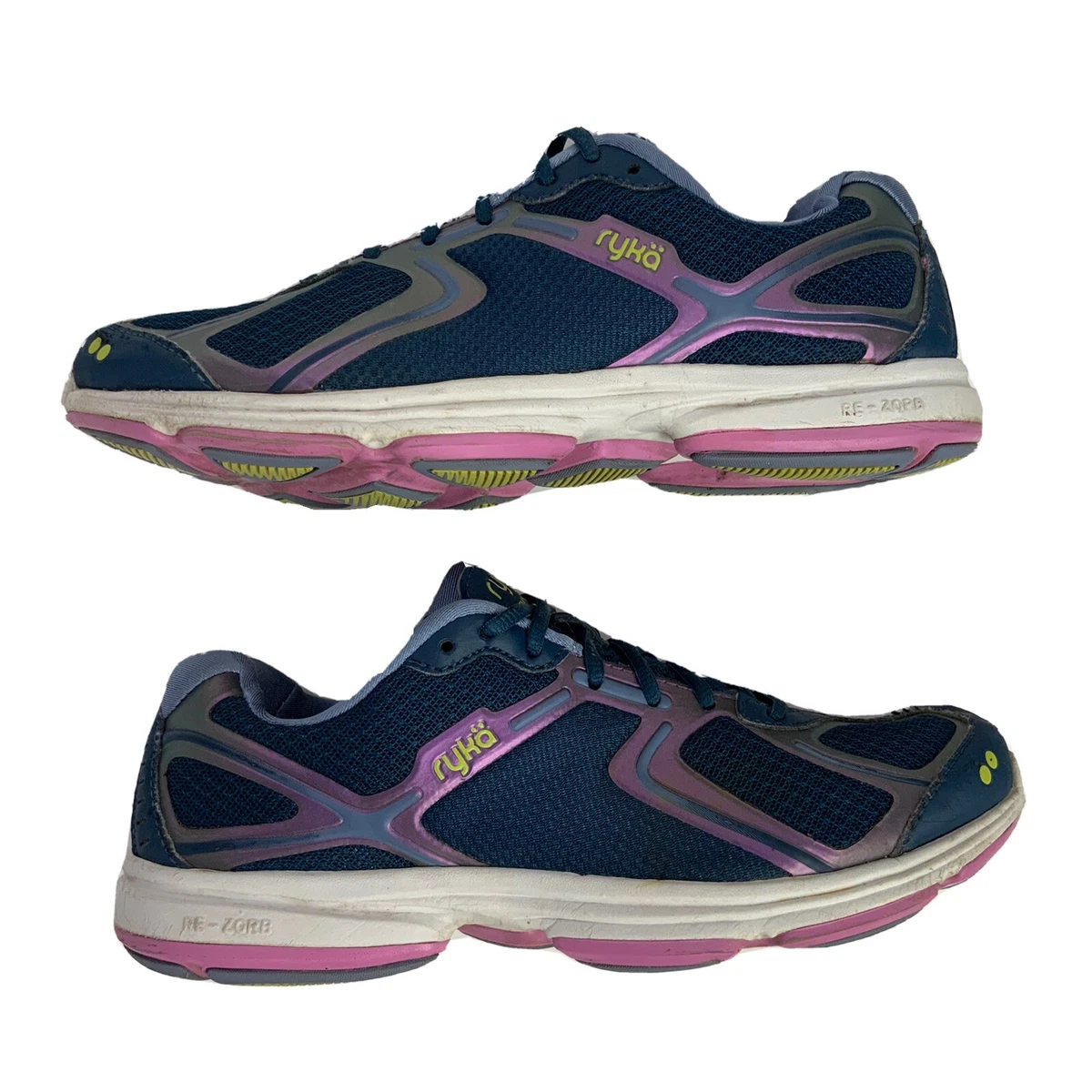Ryka RE ZORB Devotion Women s 7.5 M Sneaker Blue Purple Walking Athletic Running