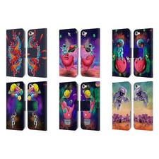 OFFICIAL MARK ASHKENAZI VARIOUS GRAPHICS LEATHER BOOK CASE FOR APPLE iPOD TOUCH