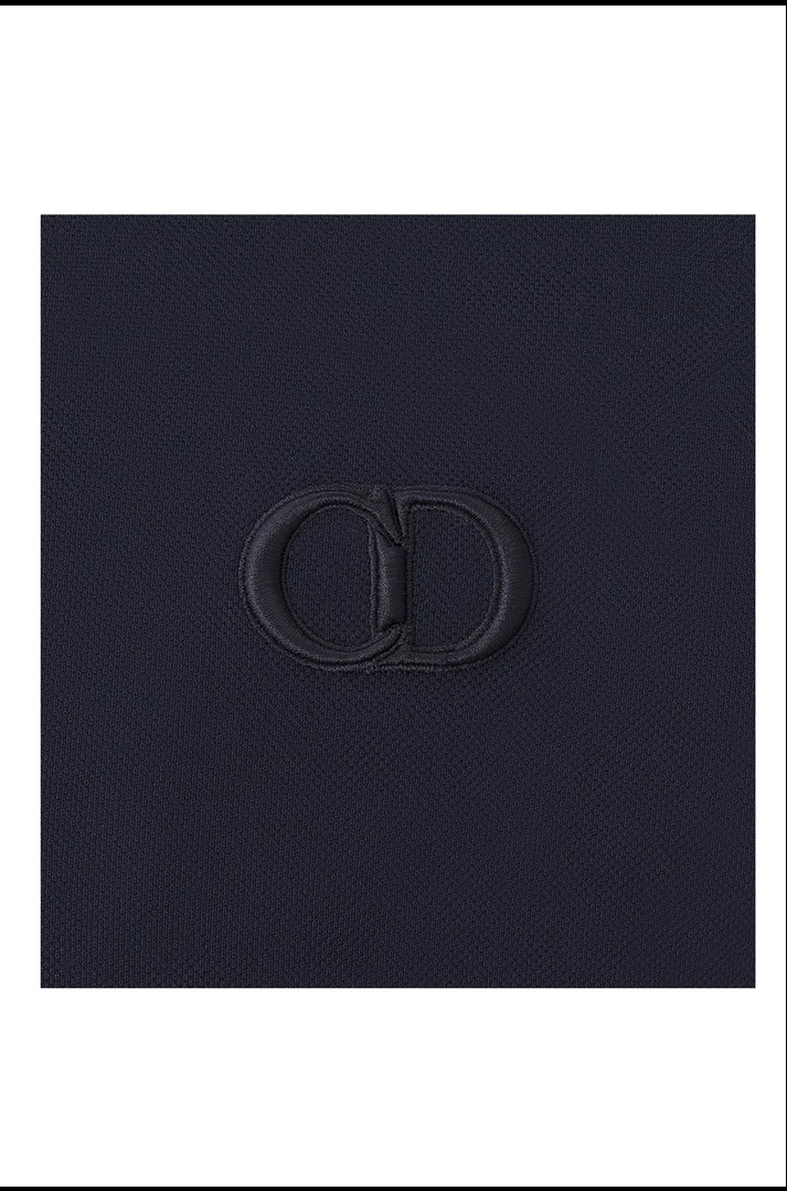 Christian Dior CD Icon Navy Blue Polo Shirt Size S image 6