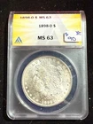 1898 O MORGAN DOLLAR ANACS MS 63