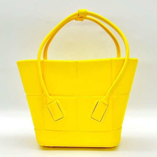 BOTTEGA VENETA Rubber Tote Bag Arco Yellow g00525