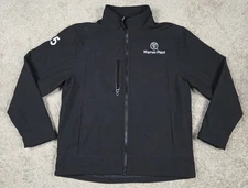 Refrigiwear Softshell Jacket Mens Large Black Full Zip Mock Neck 0491R