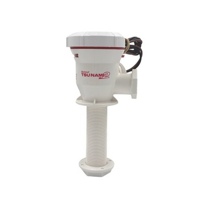 Attwood Tsunami T-500 Mk2 5640-4 Aerator Pump 500 GPH 12V Straight Inlet