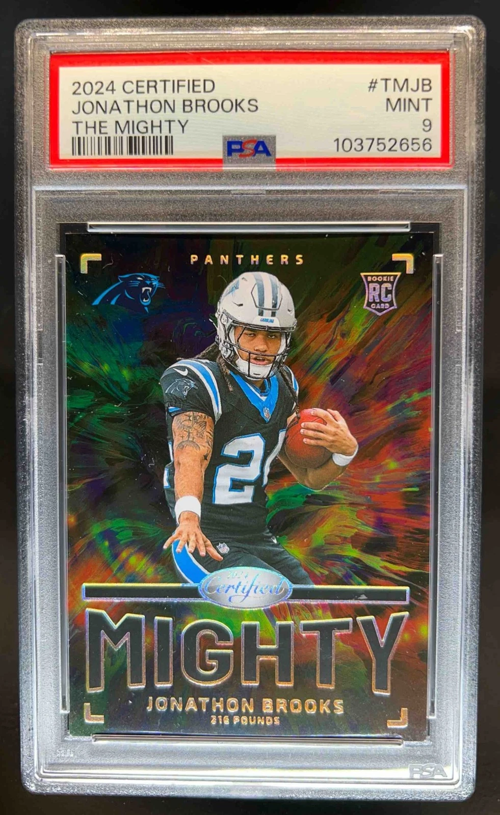 Jonathon Brooks Panini Certified the Mighty #TMJB Base