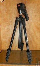 Manfrotto Black Compact Action Camera Tri Pod SN/W0150898 61" H used