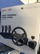 Pxn V99 Force Feedback Racing Wheel Pedals Shifter