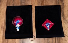 Porky Pig Golf Sport Towel Set "Thats all folks" Black