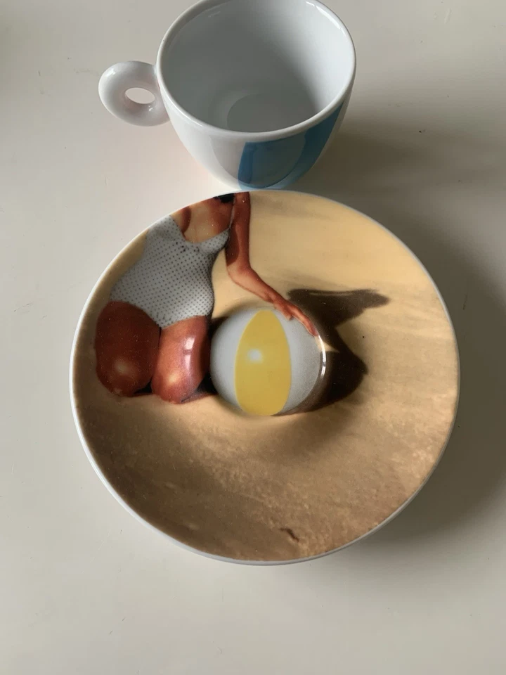 6x Espresso Tasse Untertasse Amici Collection Rosenthal Marina Abramovic 2002 - Bild 4 von 4