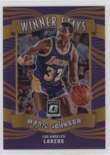 2023 Panini Donruss Optic Winner Stays Orange Prizm 34/39 Magic Johnson HOF 04br