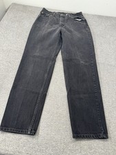 Vtg Levi  s 512 Perfectly Slimming Straight Black Jeans Size 12 Medium 29x30