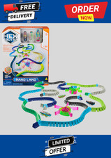 HEX BOTS Nano Land Playset with 3 Nano Bots 40 Pieces Mini Robot Toy Age 3