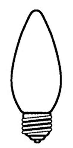 B&P Lamp 25W Bulb, Frost, Standard Base, Et Torpedo