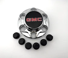 New OEM GMC Center Caps w/ Covers 1988-1998 Sierra Truck Van SUV 6 Lug 46282