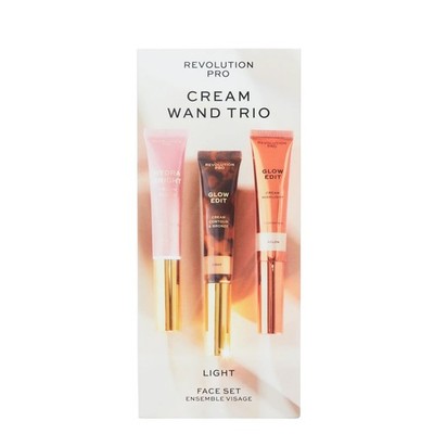 Revolution Pro Cream Face Wand Trio - Creme Rouge, Kontur & Highlight