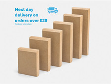 MDF plinth blocks - various sizes