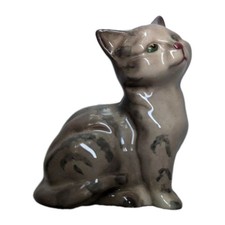 Royal Doulton Grey Tabby Kitten Seated CHE*