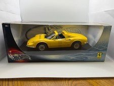 1/18 Hot Wheels Ferrari Dino 246 GTS yellow AC6290TY