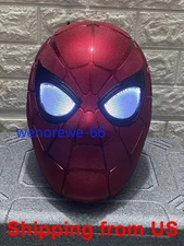 IN US!!! Killerbody Iron Spider Spider-Man Mask 1:1 Wearable LED Blink Eyes Prop