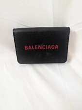 Balenciaga Black Tri-Fold Wallet