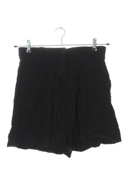 WEEKDAY High-Waist-Shorts Damen Kurze Hose Gr. DE 40 schwarz Casual-Look