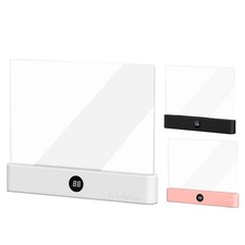 Book Lamp 3 Colors Rechargeable with Timer LED Panel Book Lamp Night