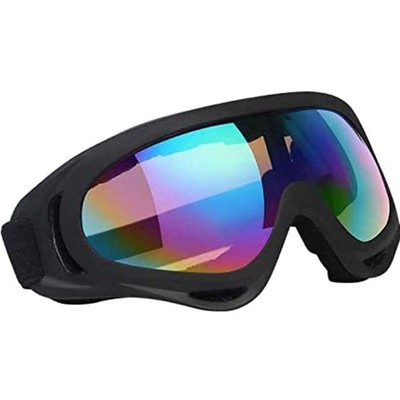 Skibrille Herren Sportbrille UV Schutz Anti Fog Fahrrad Motorrad Schneeblind