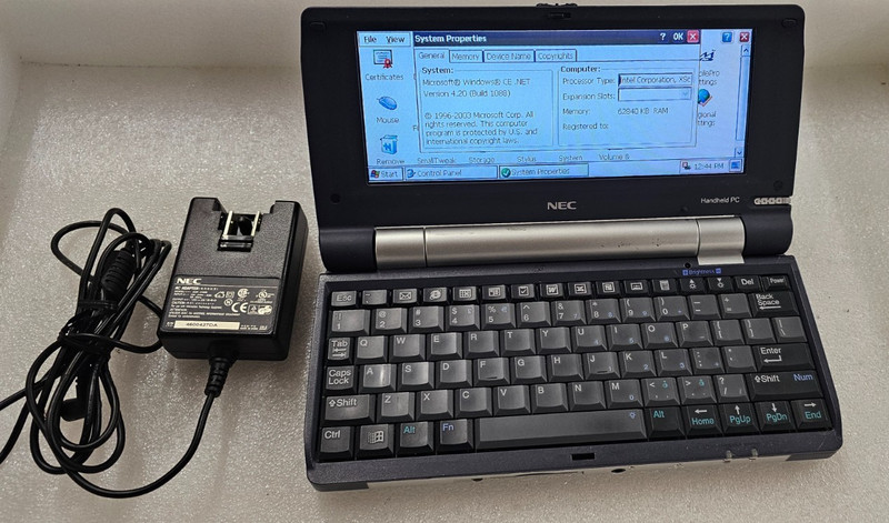 NEC MobilePro 900C Handheld Computer | Windows CE .NET 4.2 with Battery, Charger