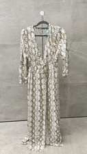 BNWT Melissa Odabash Animal Print Boho Beach Coverup Kaftan Size M
