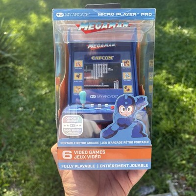 My Arcade Mega Man Micro Player Pro: 6 Video Games 6.75'' Mini Arcade Machine New