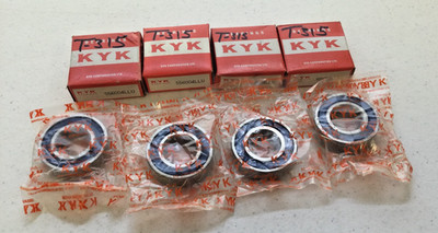 NEW, (LOT OF 4) KYK SS6004LLU SINGLE ROW BALL BEARING, FREE SHIPPING