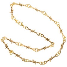 Barb Wine Necklace Punk Style Hiphop Chains for Men Choker Jewelry