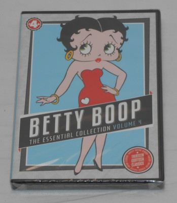 Betty Boop: The Essential Collection, Volume 4 (DVD, 2014, B&W, Full Screen) NEW